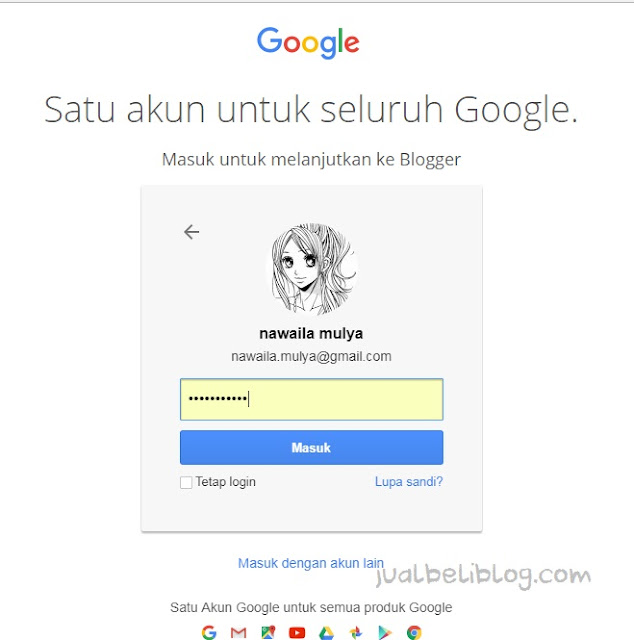 cara membuat blog dengan blogger