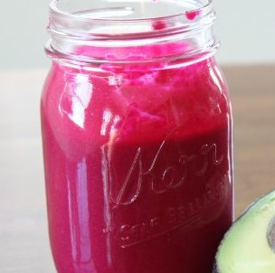 Avocado Beet Smoothie #drinks #healthy