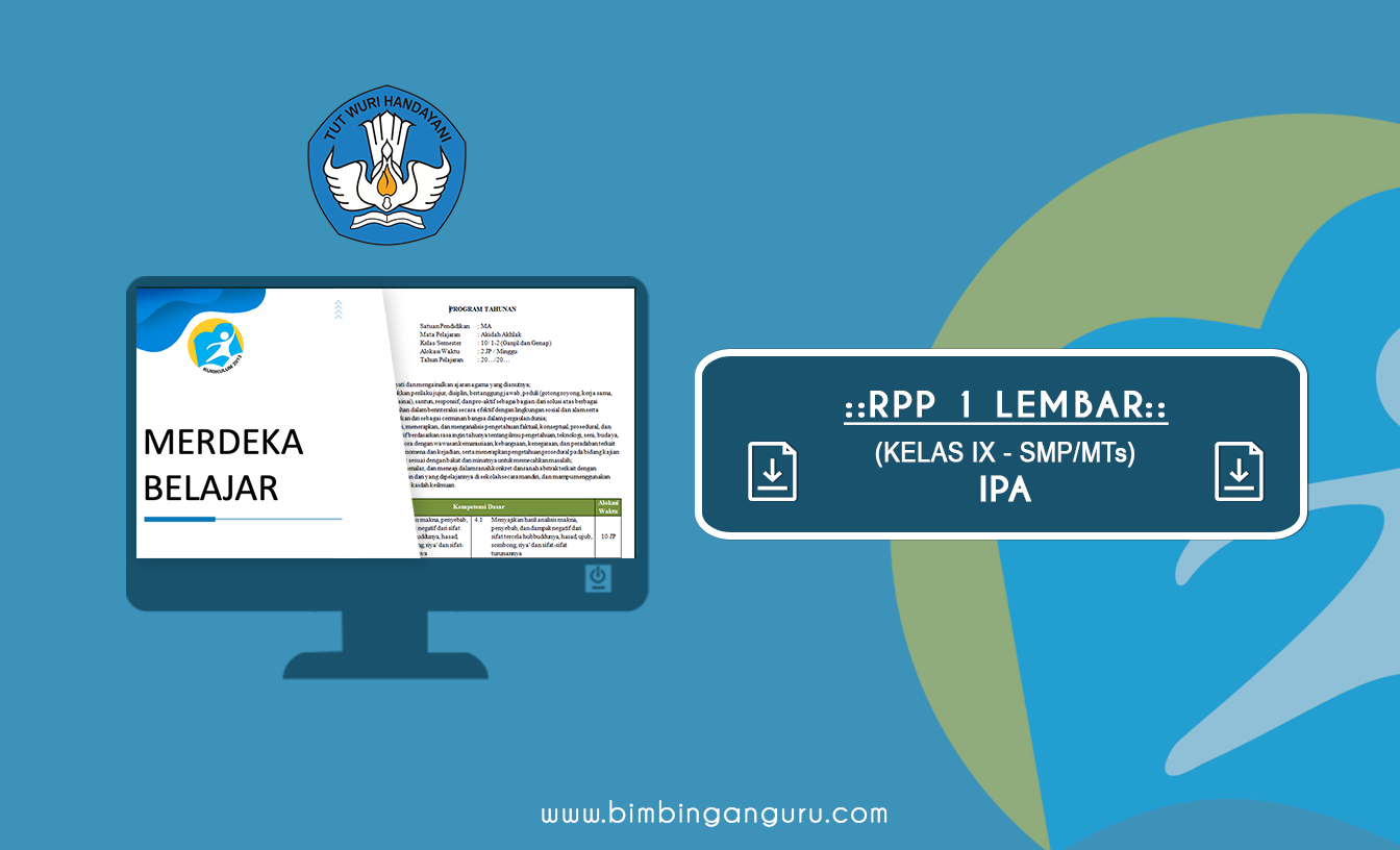 RPP 1 Lembar IPA Kelas IX K13 Tahun 2022/2023 (REVISI)