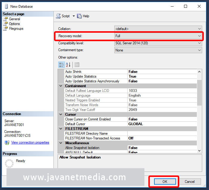 Cara Mudah Membuat Database dan Tabel SQL Server 2014