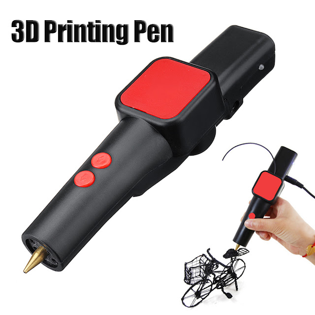 Upgraded 3D Printing Pen With 2 Filaments + Power Adapter + User Manual For Children