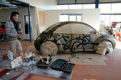 Graffiti Volkswagen Beetle Seen On www.coolpicturegallery.us