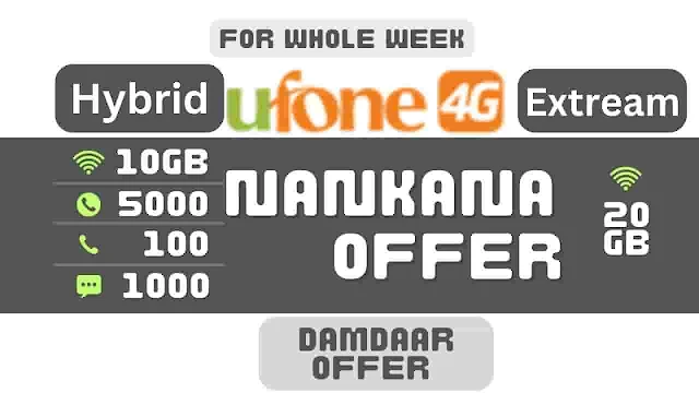 Ufone Nankana Offer Code oye Price