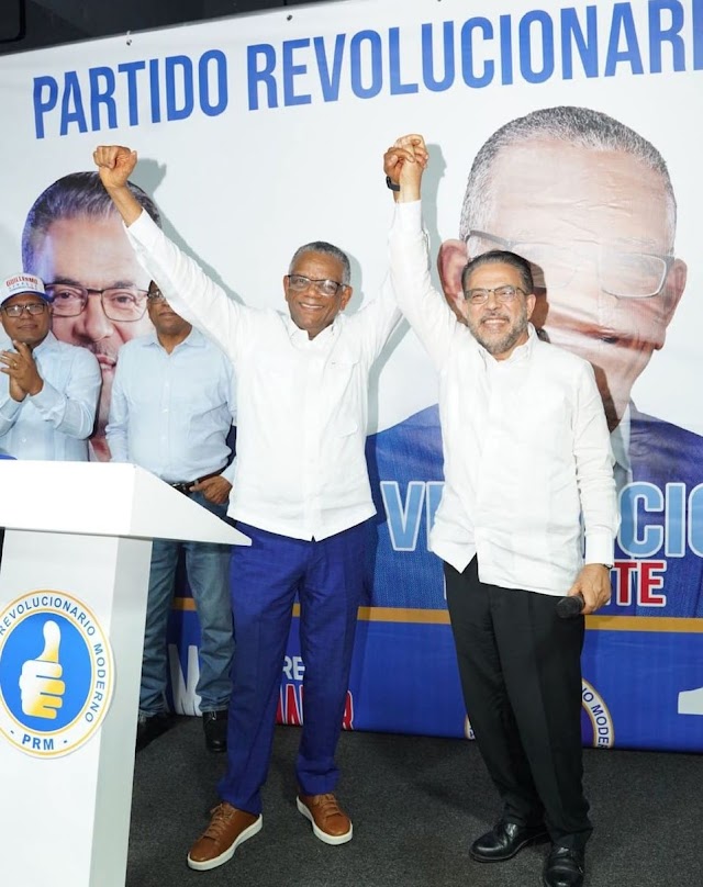 Venancio Alcántara respalda candidatura a senador de Guillermo Moreno y Vicente Sánchez a diputado en el Distrito Nacional