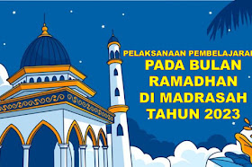 SE Pelaksanaan Pembelajaran Bulan Ramadhan Di Madrasah Tahun 2023