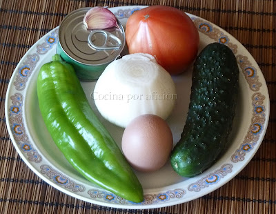 Ingredientes pipirrana