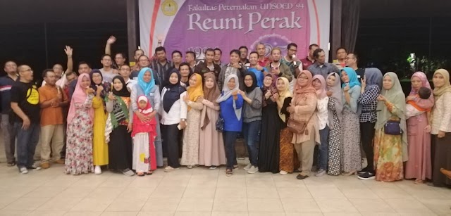 KAFAPET UNSOED ANGKATAN 1994 SUKSES REUNI PERAK DI YOGYAKARTA