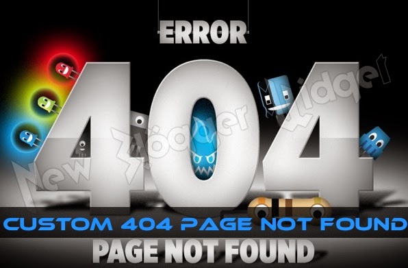 Custom 404 Page Not Found for Blogger