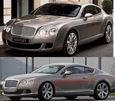 Bentley Continental GT coupe updated