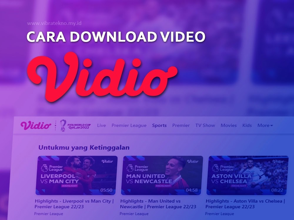 Cara download video dari vidio.com tanpa aplikasi, hanya melalui browser google chrome, opra browser, atau mozilla firefox.