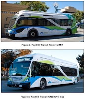 Foothill Transit Proterra battery electric and CNG-powered buses (Credit: Foothill Transit) Click to Enlarge.