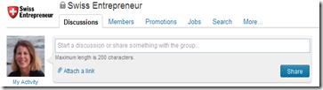 Linkedin Group discussion