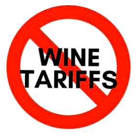 No Wine Tariffs Sign