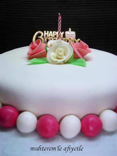 kız için doğum günü pastası