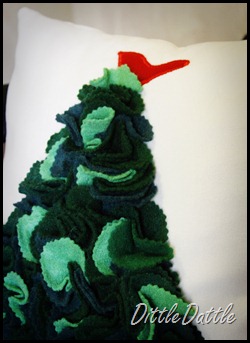Chrismas Tree Pillow DIY