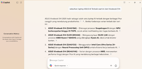 Laptop AI Copilot Terbaik