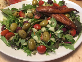 Cornish mackerel salad