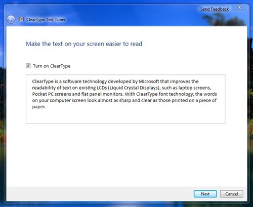 ClearType Text Tuner