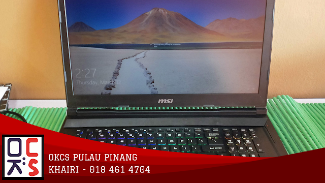 Assalamualaikum and good afternoon, today we are going to discussed about KEYBOARD REPLACEMENT MSI GE73VR. Do you ever had a problem such as keycap malfunction, ghost press. The cause of the problem usually came the keyboard itself.     One of our customer came to our store and told us that his laptop had a keyboard problem and wanted us to help him to do  KEYBOARD REPLACEMENT ON MSI GE73VR. He told us his laptop had not been used in a week because of the problem.    How did he know us?. He know us from google which he found the most suitable and trsuted place in his area. One of our staff give him a good service to him. When our technician check his laptop and diagnose that broke keyboard and need to do  KEYBOARD REPLACEMENT ON MSI GE73VR.    The keyboard of his laptop must be ordered first before we replaced it. When the replacement arrive our technician do the KEYBOARD REPLACEMENT ON MSI GE73VR. After finished replaced it we informed to the customer and said his laptop had finished repaired. Our customer came to pickup and he so grateful to us.