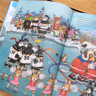 Winterbilderbuch über Eishockey, Fairness, Teamerfolg "Ixi und die coolen Huskys" von Felix Neureuther