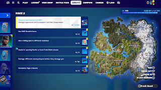 The second page of the Solid Snake quests in Fortnite.