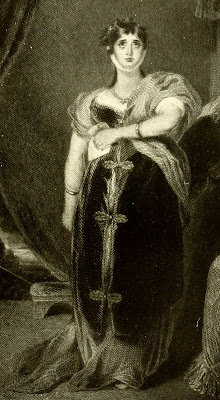 Sarah Siddons as Lady Macbeth  after painting by GH Harlow