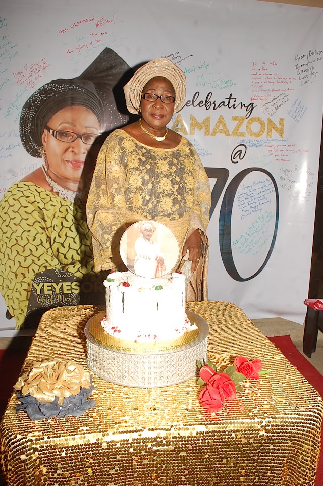 CHIEF TOLA ADENIYI'S WIFE, YEYESORUN CELEBRATES @ 70