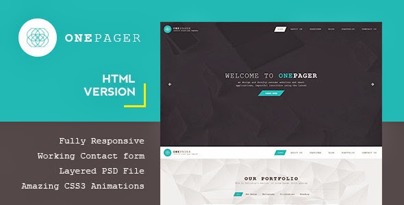 Responsive One Page Template