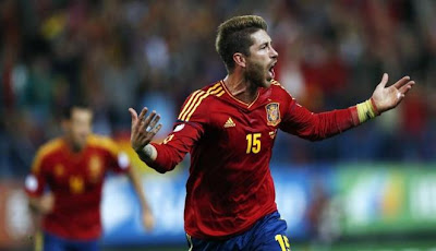 Cuplikan Video Gol Highlights Spanyol vs Prancis 1-1, 17 Okt 2012