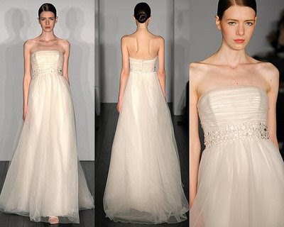 Brides Bridal Design Wedding Gown with the slick toucha touch of color from