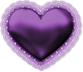 Free Printable Hearts with Lace Border Clipart.