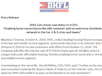 DHFL Cuts Home Loan Rates to 9.35%