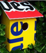 for-sale sign birdhouse