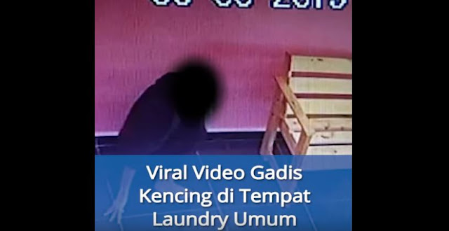 Buang Air Kecil Sembarang Di Tempat Laundry Umum, Rekaman Gadis Ini Viral Di Sosial Media