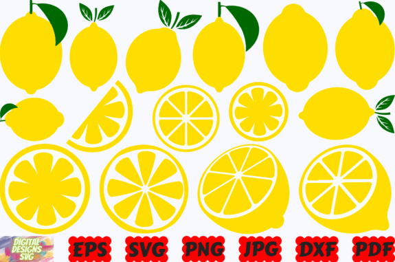Free Lemon SVG Cut File