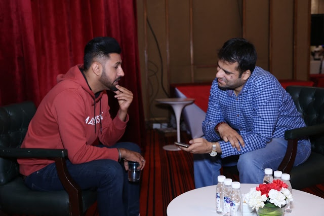 Interviewing actor-singer Gippy Grewal
