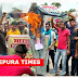विरोध: आर्मी बहाली की तैयारी कर रहे छात्रों ने एनएच जाम कर टायर जलाकर किया प्रदर्शन