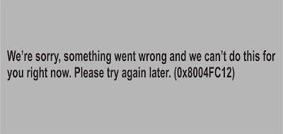 Solusi Error kode 0x8004FC12 "We’re sorry, something went wrong" ketika aktivasi Office