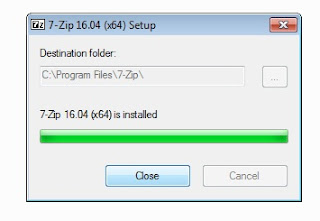 Download and install 7 zip