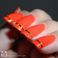 Esmalte Cone Laranja + Cobertura Encantada