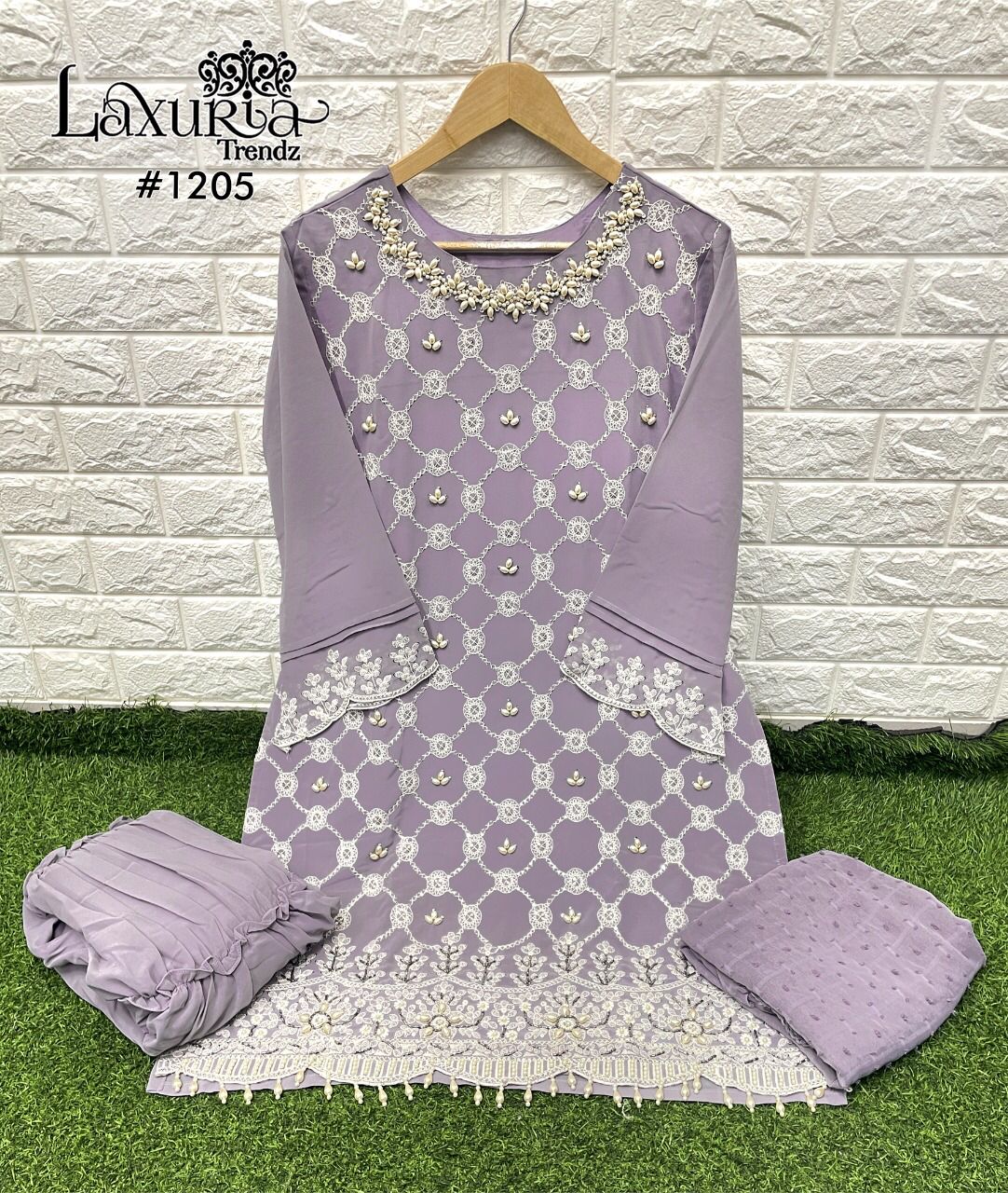 Buy Georgette Handwork Article 1205 Laxuria Trendz Readymade