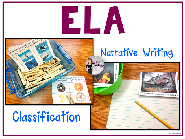 ELA narrative writing and classifications