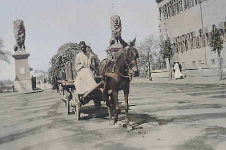 كوبري قصر النيل بالقاهرة عام 1910