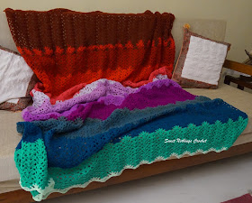 free crochet blanket pattern, free crochet chevron pattern, free crochet unusual blanket pattern