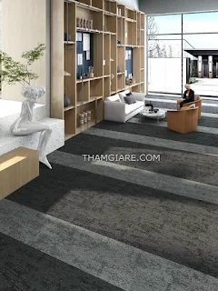 Thảm trải sàn văn phòng sử dụng thảm tấm BE