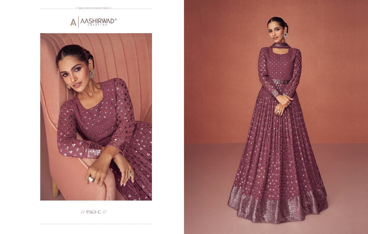 Aashirwad Creation Season Gold Readymade Anarkali Dress Catalog Lowest Price