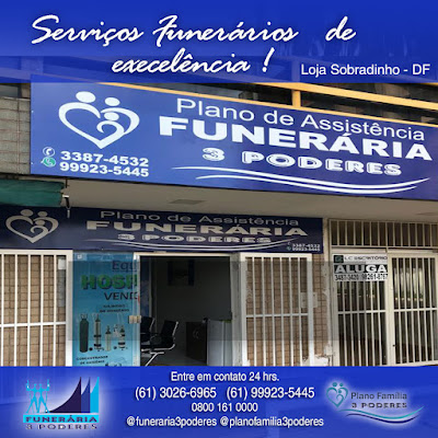 Funeraria em Sobradinho DF 24 horas - 3 Poderes
