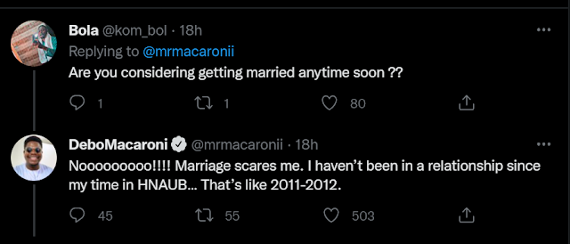 I ma scared of Marriage- Comedian Mr Macaroni spills
