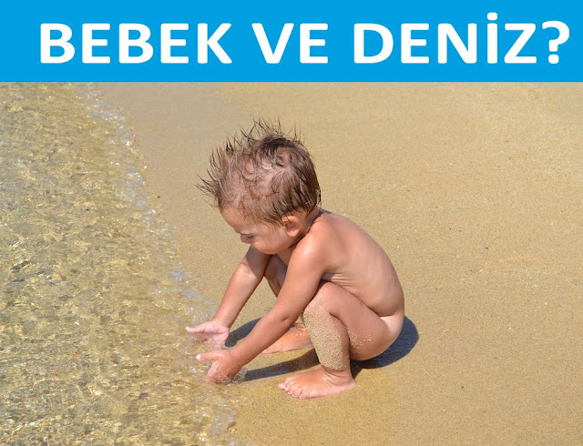 bebekler (çocuklar) ve deniz