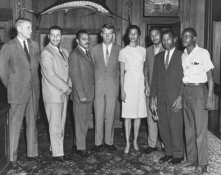 Gloria Richardson, Civil-rights leaders meet with Robert F. Kennedy, Washington, D.C., 1963